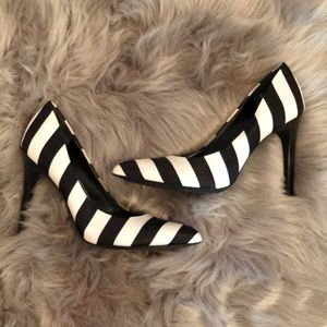 Striped Pumps